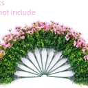 HyeFlora Artificial Flowers for Outdoor Indoor Garden Home Decoration, Faux Flower Daisy with Eucalyptus Leaves Fake Plants Greenery Boxwood Porch Patio, 12 Bundles (Pink)
