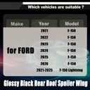 STSEV01 Spoiler Cab Roof Wing for Ford F-150 2021-2026 Accessories