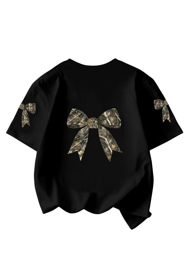 RoseSeek Girls Cherry Shirt Short Sleeve Colorblock Graphic Tees Cute Summer Shirts Y2k Aesthetic Clothes Black 12 Years