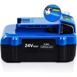 Upgrade!! CaliHutt 24V 5.0Ah High Capacity Replace Battery for Kobalt 24V Battery Max KB624-03 KB524-03 KB424-03 KB224-03 Lithium Ion Cordless Tools Battery[Can't FIT Snow Joe &Sun Joe &Chain Saw]