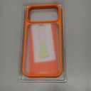 TORRAS Shockproof for iPhone 17 Pro Max Case with Camera Control Button, [12FT Military Grade Drop Protection] Enhanced Grip & Soft Touch Translucent 17 Pro Max Case with DIY Buttons, Neon Orange