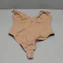 Popilush Shapewear Bodysuits for Women - Tummy Control Body Suits for Womens Deep V Corset Tops Thong Concert Outfits size M