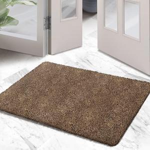 RugMast Premium Microfiber Indoor Door Mat – 24"x36" Washable Entry Mat, Non-Slip, Waterproof Backing, Super Absorbent, Low Profile Entryway Doormat for Indoor Entrance