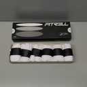 FITRELL 6 Pack Men's Athletic Running Ankle Socks Low Cut Cushioned Wicking Anti-Blister Breathable Sport Socks (Large, White)