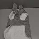 Dog Winter Coat - Windproof Fleece Warm Thick Dog Jacket Clothes for Cold Weather - Pet Vest Coat Outfits for Small Medium Large Dogs - Indoor & Outdoor Use (S-XXL) (Grey)