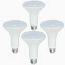4 Pack BR30 LED Bulbs, Dimmable Flood Lights 100W Equivalent uses 15W 1350 Lumens, E26 Base Instant On (Daylight White 5000K)