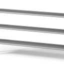 Kitsure Extra-Long Shoe Rack for Closet, Shoe Organizer for Front Door Entrance, Stackable Shoe Shelf, Detachable Closet Organizers and Storage, 39.0" Wide - 3 Tier, Grey