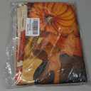 baotongle Fall Dogs House Flag 28 x 40 Double Sided Autumn Maple Leaves Thanksgiving Holiday Outside Decorations Burlap Yard Flag