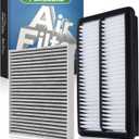 Cabin&Engine Air Filter for Honda Pilot(2016-22), Acura MDX (2014-2020), Ridgeline(2006-14, 2017-25), Passport(2019-25), MDX Hybrid (2017-20) Air Filter Replace#CF10134 CA12061 Accessories