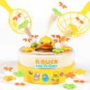 B.Duck Games for Kids Age 4-6, Board Games Bounce and Catch Duck Toys for Kids 4-8, Family Board Games for 5-7 Boys Girls, Birthday Gifts Christmas Party Games for Toddlers 3-5