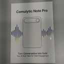 Comulytic Note Pro AI Voice Recorder, Unlimited Transcribe & Summarize, AI Note Taking Recording Device w/Case, App Control, 113 Languages for Calls, Meetings, Lectures, Interviews, Black