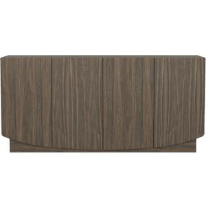 Manhattan Comfort Ardea Modern Sideboard with Push-to-Close Doors, Contemporary Storage Cabinet with Adjustable Shelves, Handle-Free Design, Wood Grain Finish, Walnut, unspecified