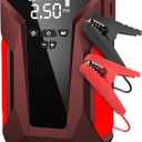 Jump Starter with Air Compressor - Red
