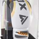 Boxing Glove Display Case with Mirror Back, Acrylic Display Case with Stand for Full Size Boxing Glove, Watch The Video to Assemble (8x7x13 inch, 22x18x33 cm)