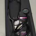 3M Littmann Classic III Monitoring Stethoscope, 5870, More Than 2X as Loud, Weighs Less, Stainless Steel Rainbow-Finish Chestpiece, 27" Black Tube, Stem and Headset