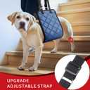 Adjustable Dog Sling Dog Lift Harness for Medium Dogs, Hind Leg Support Portable Soft Lift Support and Rehab Harness for Weak Rear Legs, for Senior, Injured, Disabled and After Surgery Dogs Medium