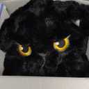 SuzziPals Heatable & Coolable Black Cat Stuffed Animals, Cute Microwavable Heating Pad Plushies for Soothing & Relaxation, Stuffed Cat Plush Toys, Soft Black Cat Plush Gifts