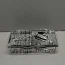 EUDELE Adhesive Shower Caddy, 5 Pack Rustproof Stainless Steel Bath Organizers With Large Capacity, No Drilling Shelves for Bathroom Storage & Home Decor (XL size, Black)