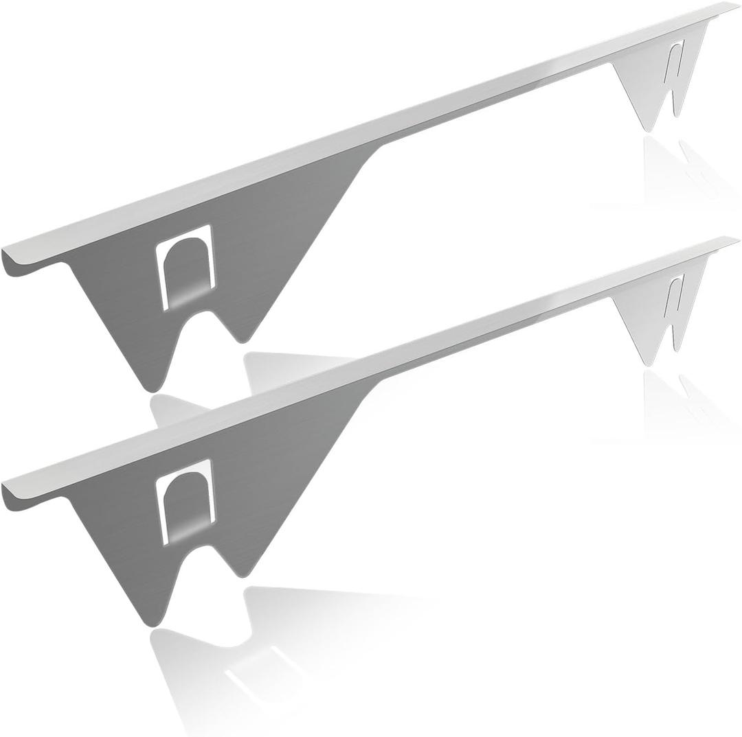 Upgrade 316 Stainless Steel Stove Gap Covers, 2 Pack Stove Gap Filler ALMCALS Stove Gap Guards Range Trim Kit Heat Resistant Oven Gap Filler Between Stovetop and Counter