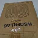 Pouf Ottoman Foot Stools Ottoman with Foam Small Corduroy Ottomans for Living Room Ottomans Pouf 20x15 Floor Poufs Foot Rest for Office Chair Orange Foot Stool Small