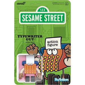 Super7 Reaction Figure Sesame Street Typewriter Guy - 2.5" Sesame Street Action Figure - Classic TV Show Collectibles and Retro Toys