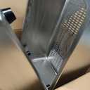 Stainless Steel Sifting Cat Litter Box for Clumping Clay (19.5" L x 13.6" W x 8" H)