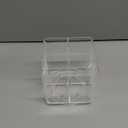 AIEVE Drink Packet Organizer, Lazy Susan Organizer for Water Flavor Packets, Drink Mix Rotating Turntable Sugar Packet Holder Container for Pantry Organizers and Storage, Square