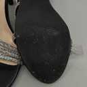 Allegra K Women's Open Toe Rhinestone Strappy Stiletto Heels Sandals (7)