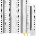 ALAGEO Beach Blanket Boho Black White Sandproof Waterproof Beach Mat Geometric Stripes Sand Free Mat Quick Drying Beach Essentials for Vacation Lightweight with 4 Stakes & Corner Pockets 83"x79"
