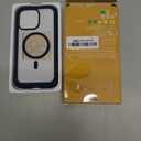 Miracase Magnetic for iPhone 15 Pro Max Case 6.7'' [Compatible with Magsafe] Full-Body Drop Proof Bumper Phone Case for iPhone 15 Pro Max with Built-in 9H Tempered Glass Screen Protector,Blue