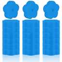 iRFKCIOW Hot Tub Scum Absorber, 18 Pcs Pool Oil Absorbing Sponge, Blue Flower Pool Scum Absorber, Oil Scum Absorbing, Pool Sponge Oil Absorber Scum Sponge for Swimming Pool Spa Hot Tub Accessories
