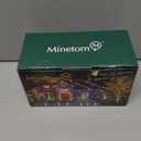 Minetom Clear Christmas String Lights 100 Count 25 Feet Incandescent Bulb Mini Lights for Indoor Xmas Tree Garland Birthday Wedding Party Festival Decoration, Green Wire (Clear Warm White)