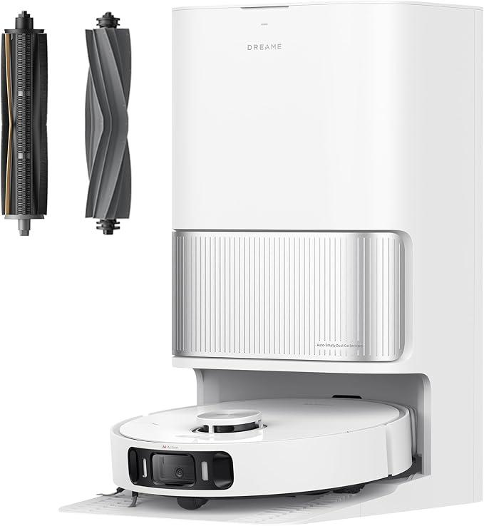 DREAME L40s Ultra AE Robot Vacuum and Mop Combo, 19,000Pa Suction, Self Emptying Dust Box, Flexible Mop & 167 Self Cleaning Washboard, Diverse Brush Selection, All-in-One Station, Auto Refill