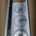 Espird Bathroom Vanity Light, 3 Light Matte Black Vanity Lights with Clear Glass Shade, 22in Modern Wall Sconces, Bathroom Lighting Fixtures Over Mirror for Living Room