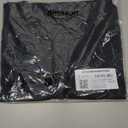 Amazon Essentials Women's Maternity Nursing Slim-Fit Henley Shirt (Black, L)