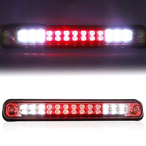 Tresound 3rd Third Brake Light for 1988-1999 Chevy/GMC C1500 C2500 K1500 K2500 Silverado Blazer LED Cargo Lamp High Mount Stop light (Chrome Housing Red Lens)