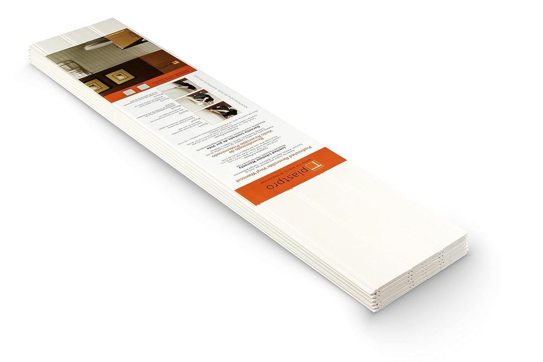 Accent Wall Panels - 3 Foot Reversible PVC Wall Panels for Interior Wall Decor, Easy to Install Wainscoting Panels for Wall Home Decor - Home Improvement White PVC Panels for Walls (6 Piece) Accent Wall Panels - 3 Foot Reversible PVC Wall Panels for Interior Wall Decor, Easy to Install Wainscoting Panels for Wall Home Decor - Home Improvement White PVC Panels for Walls (6 Piece)