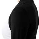 Daydance Modal Cotton Teens Women Bolero Shrug for Dance, Leotards, Dress (X-Small, Black)