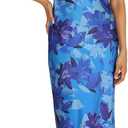 Realtix Satin Silk Backless Tube Tops Maxi Dress for Women Low Back Hollow Out Elegant Strapless Long Dresses Wedding Guest, Small