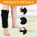 TrelaCo 2 Pcs Ankle Monitor Cover up for Gps Alcohol Bracelet Parole Probation House Arrest Shock Absorbing Immigration Protective Sleeve with Adjustable Straps for Men Women