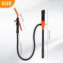 Portable Power Battery Pump, Battery Operated Electric Siphon Pump Water Transfer Pump, Easy to Use Manual Portable 2.4GPM Pump and on-Spill Design Diesel, Water, Fuel Transfer Pump
