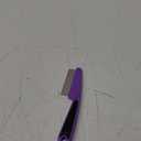 Yumflan Flea Comb with Rubber Handle, Flea and Tick Combs for Dogs & Cats, Fine Tooth Dog Comb for Grooming (Purple)
