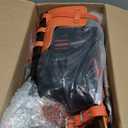 Tree Climbing Gear, Cowhide Leather Tree Climbing Spikes Set, Height-Adjustable Tree Climbing Spurs for Tree Work, Tree Trimming, Tree Cutting, Logging, Hunting, Picking Fruit, (orange)