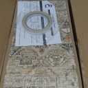 Carpet Stair Treads Non Slip 15PCS, 8" X 30" Edging Stair Runner for Wooden Steps Indoor, Resistant Stair Rugs with Reusable TPE Adhesive Backing, Residue Mat for Elders, Pets, Tawny/Ivory