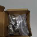 3/8-16 x 1 Flanged Hex Head Bolts Flange Hexagon Screws, Stainless Steel 304, Fully Threaded, 10 PCS (Silver)