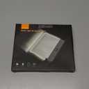 Book Light, Rechargeable Clear LED Flat Reading Light with 3 Colors & Timer, Dimmable Panel Plate Lamp Book Full Page Light for Reading in Bed at Night, Funny Gifts for Readers Kids Women Men