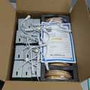 LTBLIGHT 12 Pack 4 Inch Wood Grain LED Recessed Lighting, 1200LM 12W Eqv 150W, Dimmable Recessed Lights, 5CCT 5000K/4000K/3500K/3000K/2700K Selectable Wafer Downlights