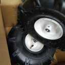 MZREXN 11x4.00-4" Tiller Tire and Wheel 2 Pack, 3/4" Axle Size
3-1/8" Offset Hub, 4Ply Pneumatic, Compatible with Craftsman & Troy-Bilt Tiller Replacement Tire