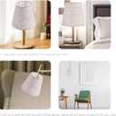 CALLARON Linen Lampshade Bottom Mount for Table Lamp Fabric Barrel Lampshade Velvet