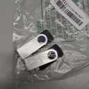 2 Pack 64GB USB Flash Drive USB 2.0 Thumb Drives Jump Drive Fold Storage Memory Stick Swivel Design  Black